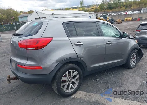 2016 Kia Sportage Lx from USA, damaged, VIN KNDPB3AC8G7853699